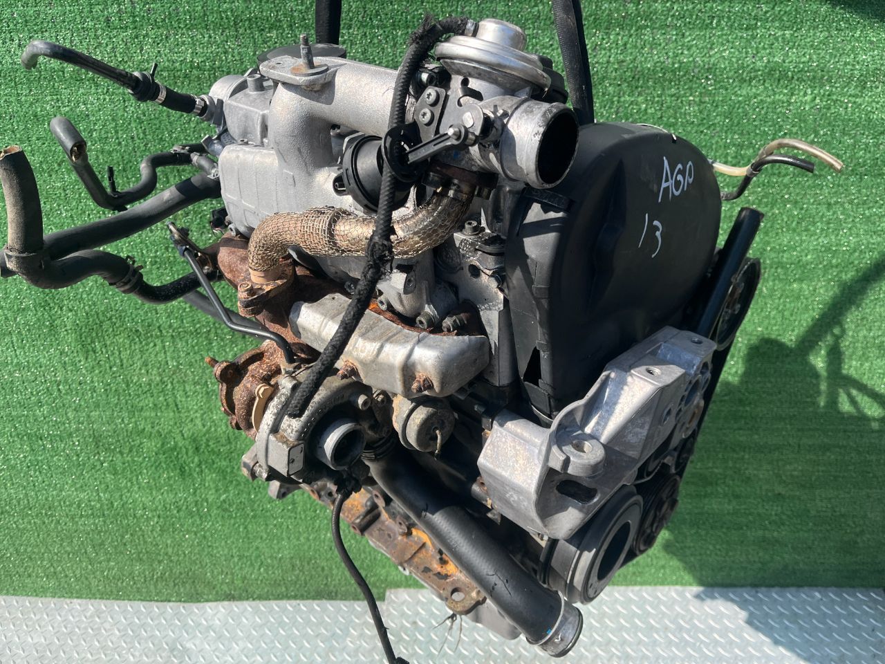 Двигатель Volkswagen Golf 1.9л 2000 — фото 9