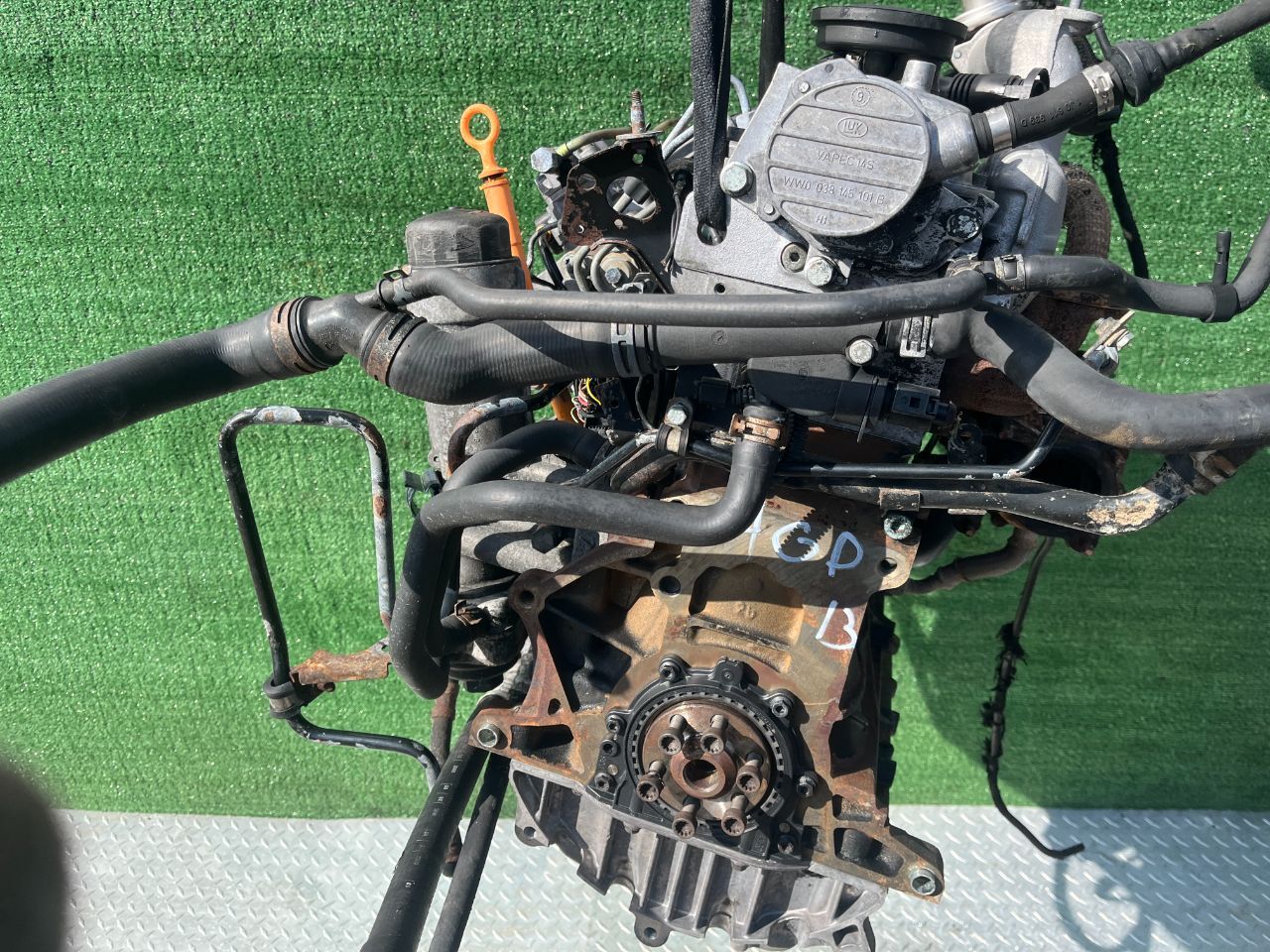 Двигатель Volkswagen Golf 1.9л 2000 — фото 5