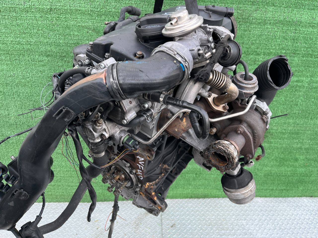 Двигатель Volkswagen Passat 1.9л 2002 — фото 4