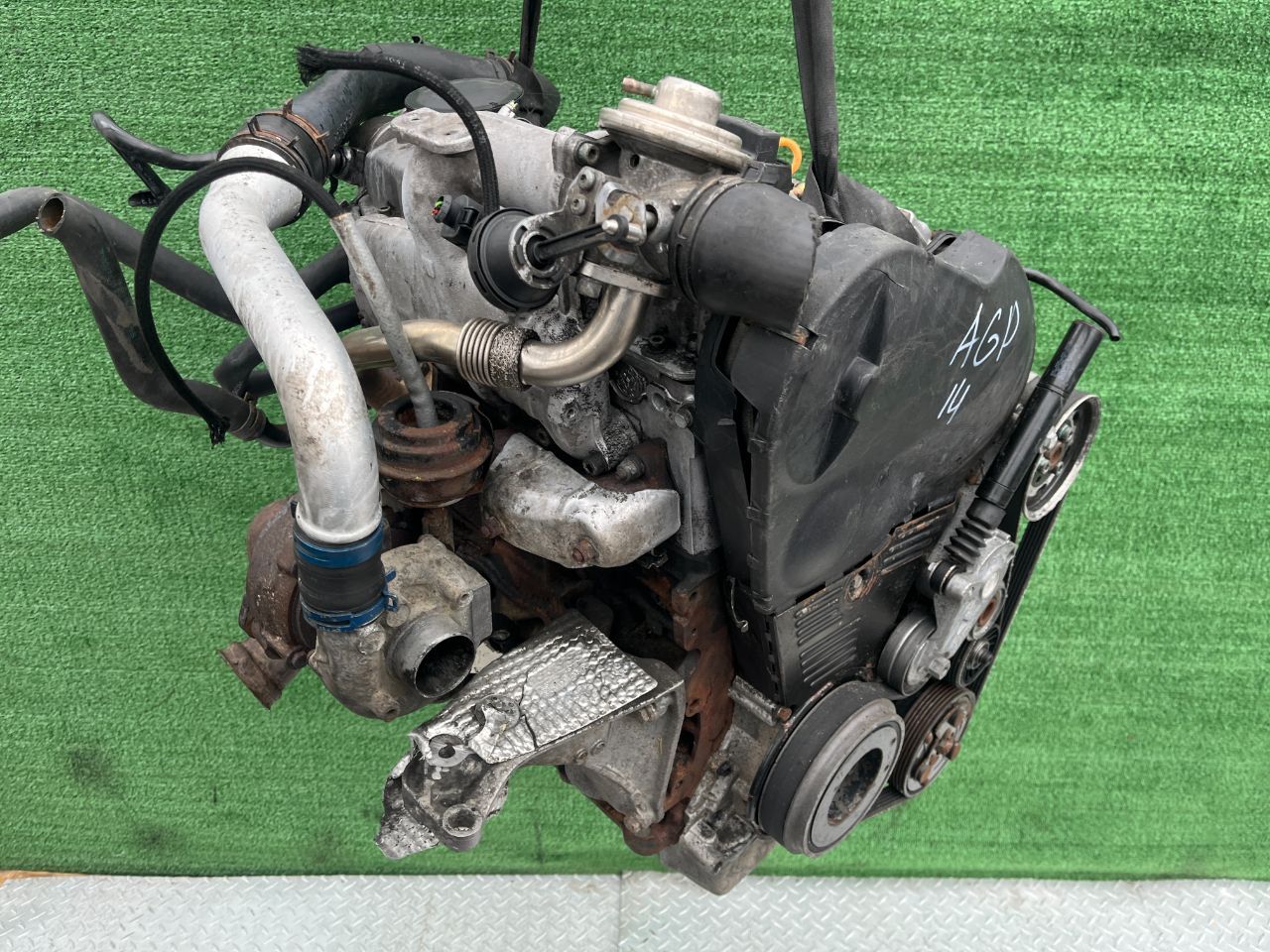 Двигатель Volkswagen Golf 1.9л 2000 — фото 6