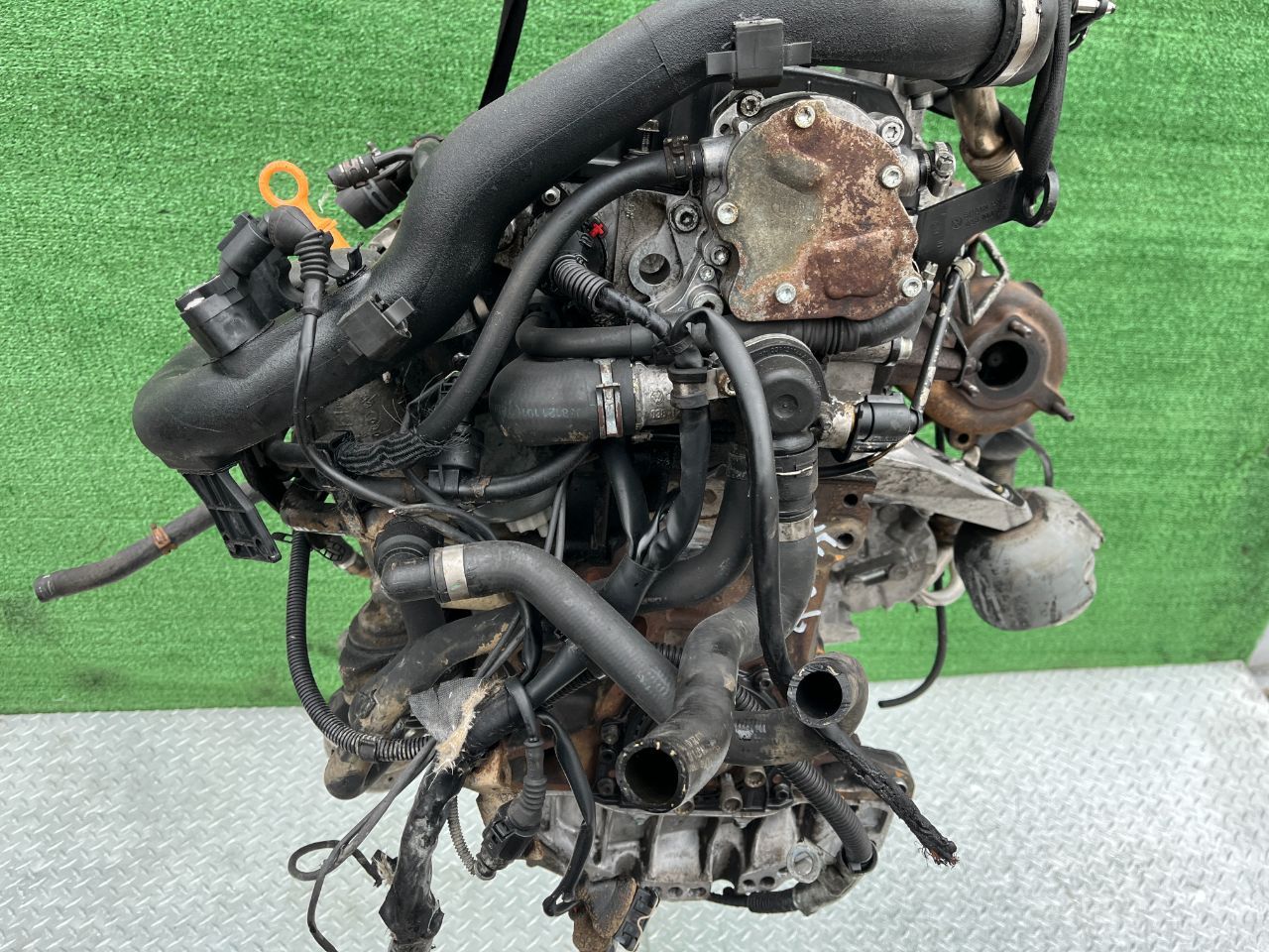 Двигатель Volkswagen Passat 1.9л 2003 — фото 9