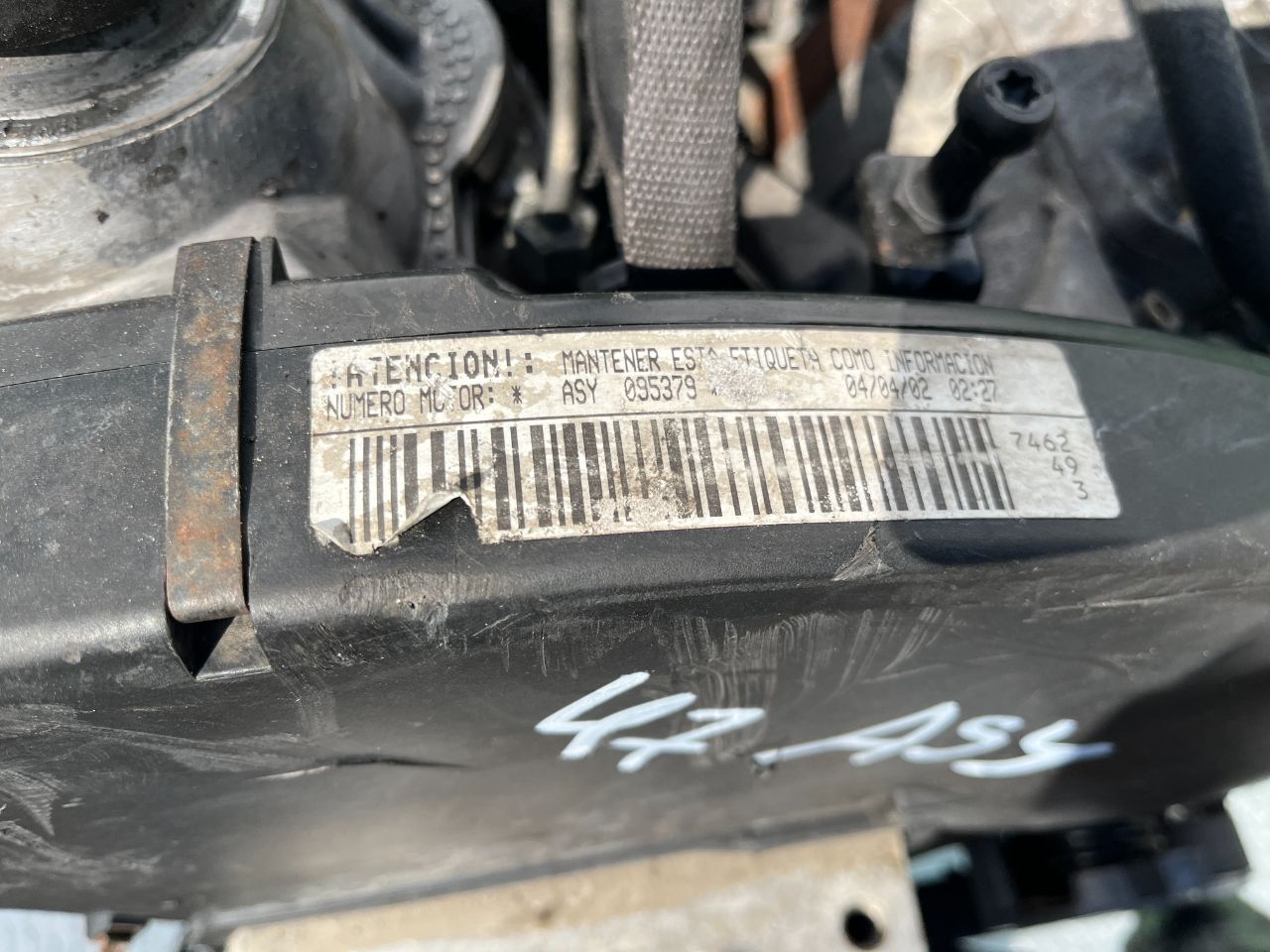 Двигатель Volkswagen Golf 1.9л 2002 — фото 9