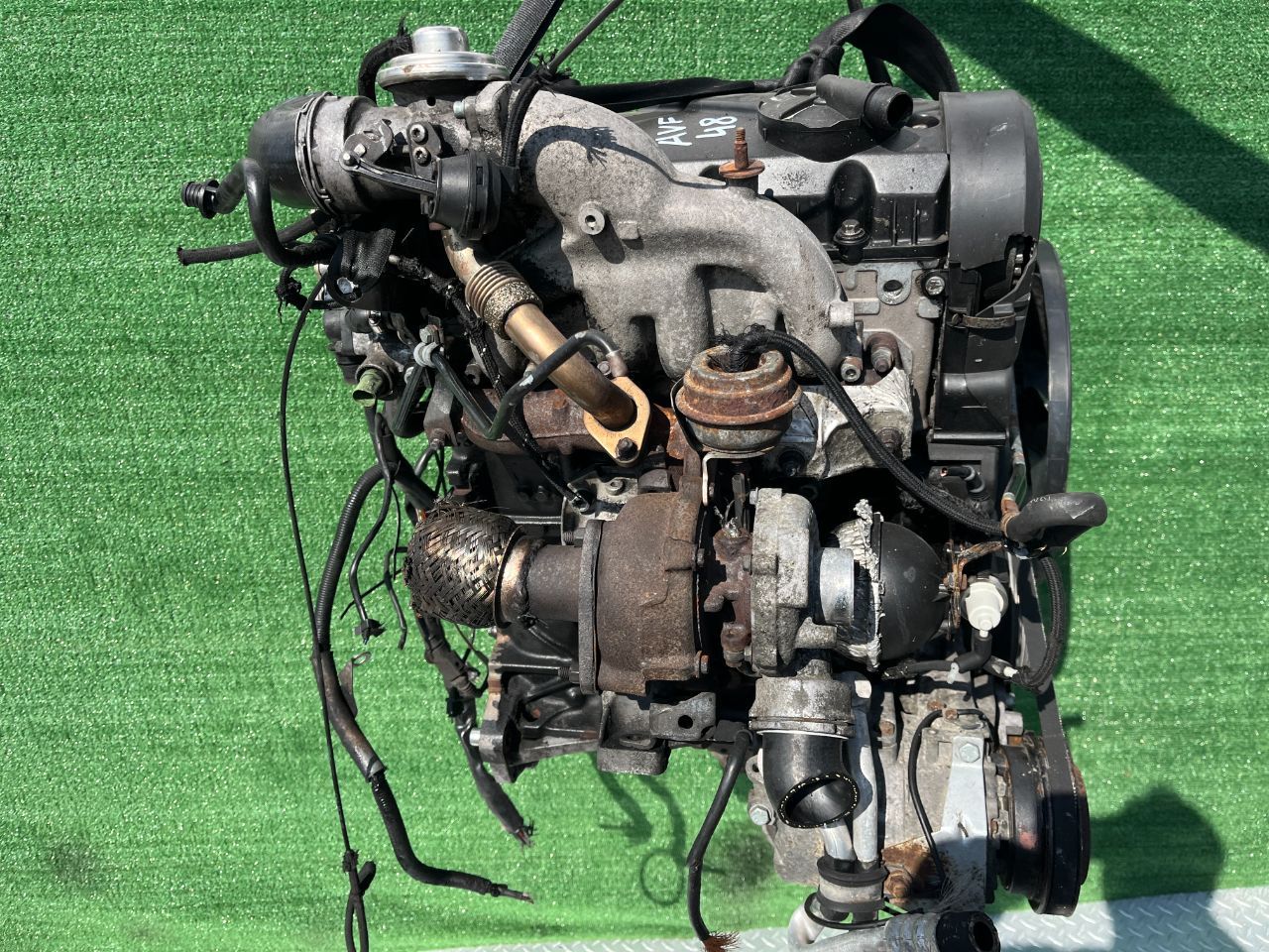 Двигатель Volkswagen Passat 1.9л 2002 — фото 6