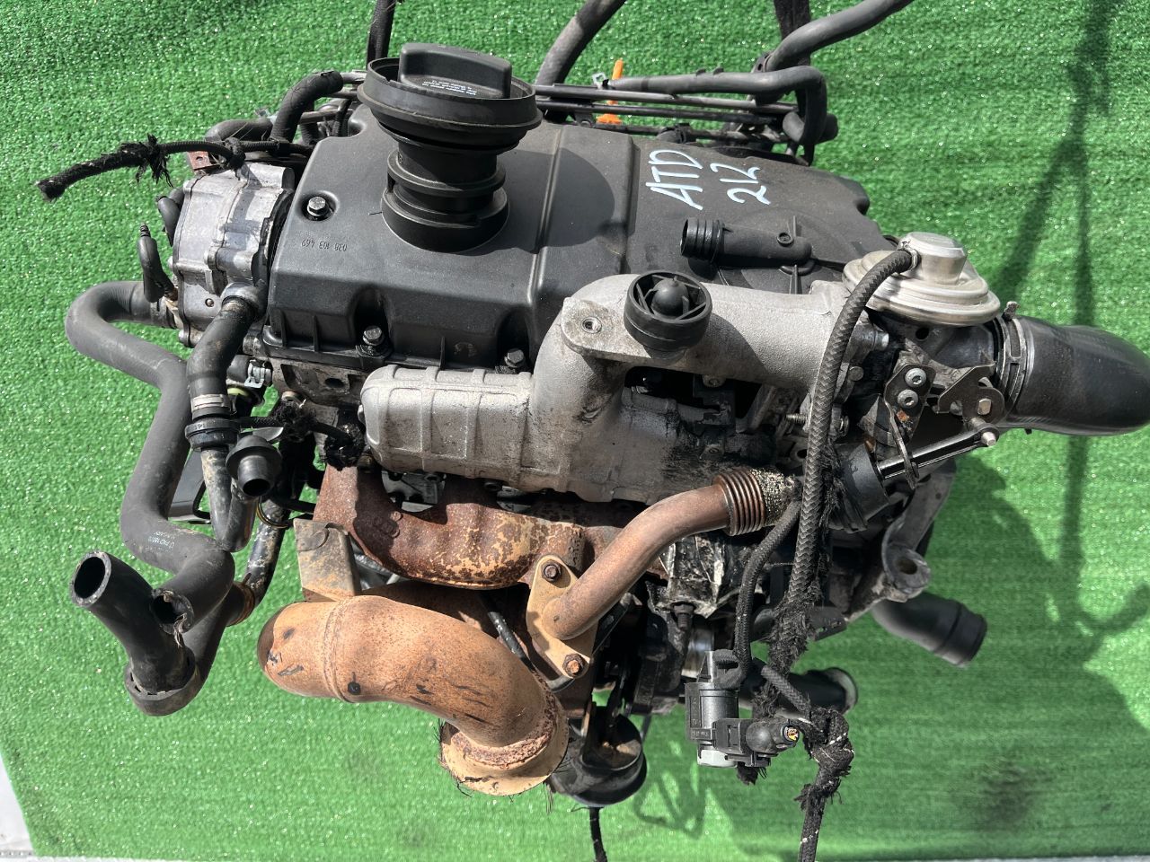Двигатель Volkswagen Golf 1.9л 2001 — фото 7