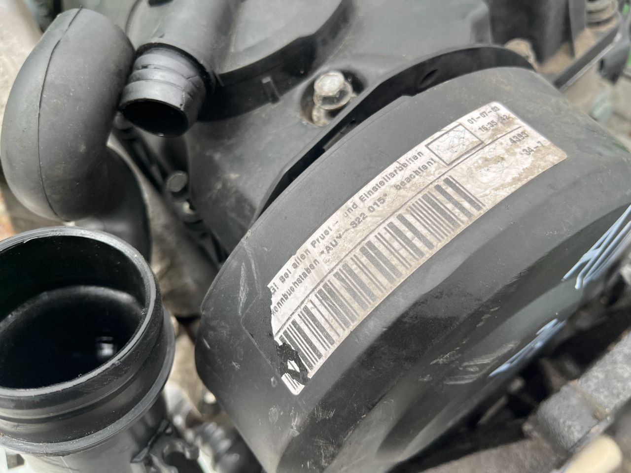Двигатель Volkswagen Sharan 1.9л 2003 — фото 6