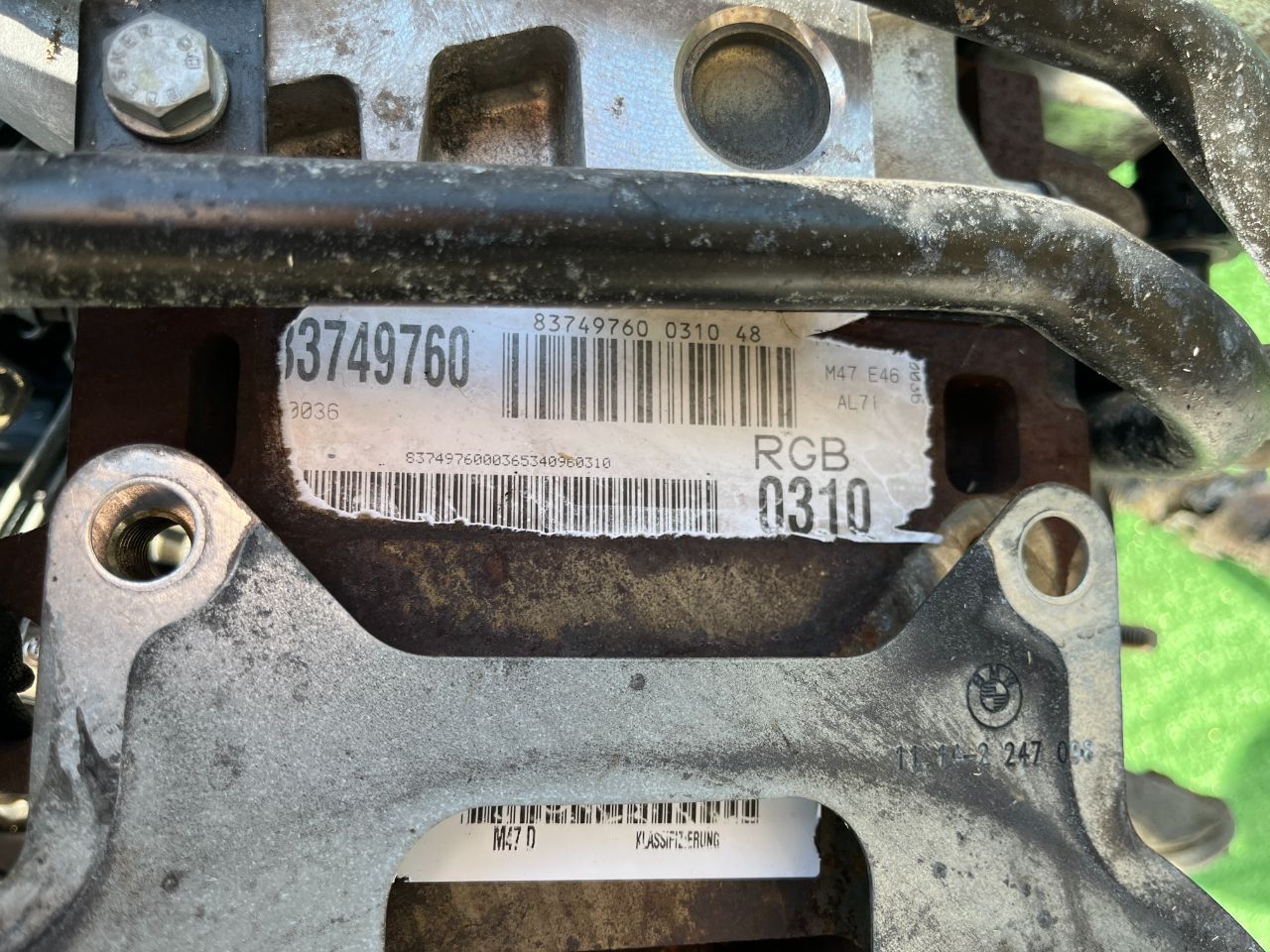 Двигатель BMW 3 E46 2л 2000 — фото 12